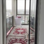 Pleated retractable screen door