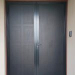 Double security screen door
